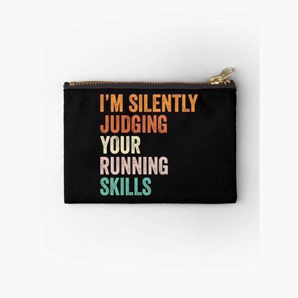 Item preview, I'm Silently Judging Your Running Skills T Shirt, Funny Cool Running Lovers Mens Womens Girls Birthday Christmas Gift Idea designed and sold by xlnv.