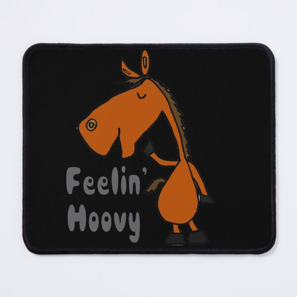 Item preview, Funny Horse Feelin Hoovy Pun Cartoon designed and sold by Nature's Fancy.