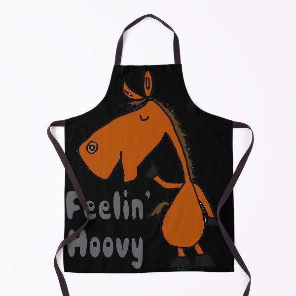 Item preview, Funny Horse Feelin Hoovy Pun Cartoon designed and sold by Nature's Fancy.