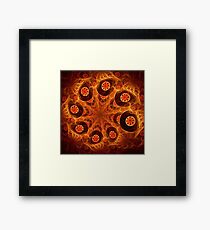 Orange Vision Framed Print