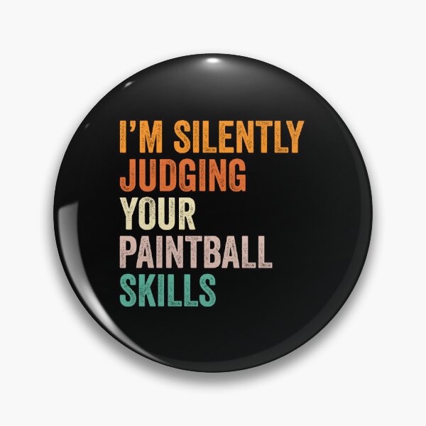 Item preview, I'm Silently Judging Your Paintball Skills T Shirt, Funny Cool Paintball Lovers Mens Womens Girls Birthday Christmas Gift Idea designed and sold by xlnv.