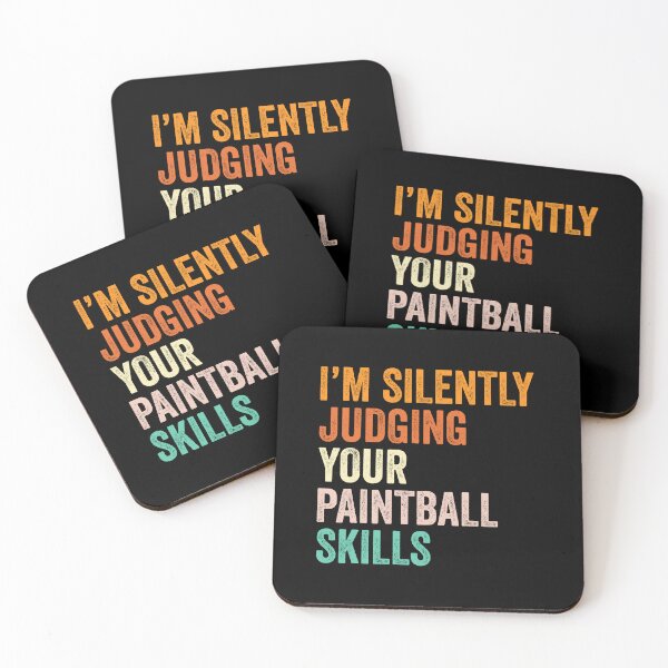 Item preview, I'm Silently Judging Your Paintball Skills T Shirt, Funny Cool Paintball Lovers Mens Womens Girls Birthday Christmas Gift Idea designed and sold by xlnv.
