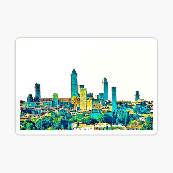 San Gimignano Sticker