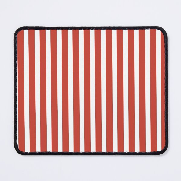 Item preview, Fire Engine Red And White Vertical Stripes  designed and sold by burbankdesigns.