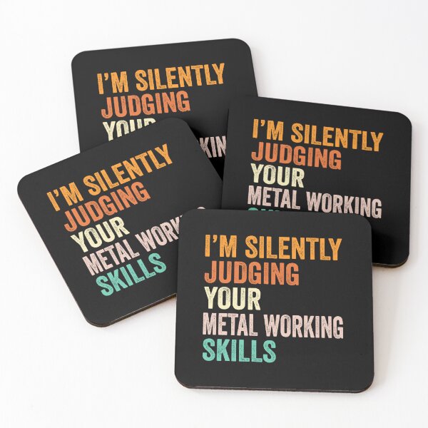 Item preview, I'm Silently Judging Your Metal Working Skills T Shirt, Funny Cool Metal Working Lovers Mens Womens Girls Birthday Christmas Gift Idea designed and sold by xlnv.
