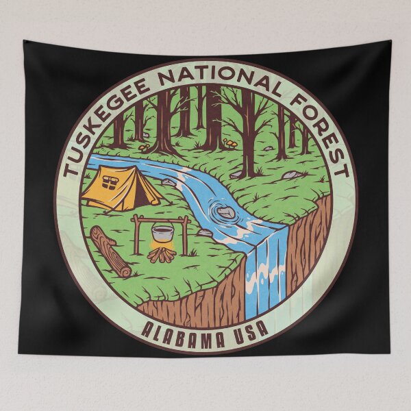 Item preview, Tuskegee National Forest River Camp designed and sold by JordanHolmes.