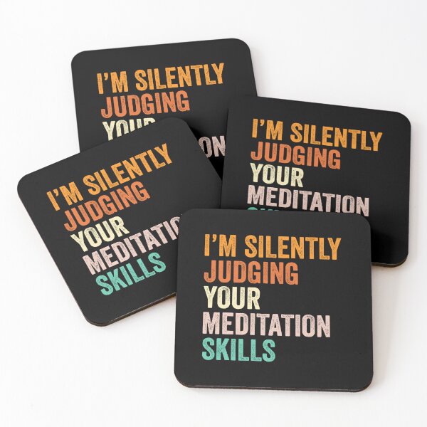 Item preview, I'm Silently Judging Your Meditation Skills T Shirt, Funny Cool Meditation Lovers Mens Womens Girls Birthday Christmas Gift Idea designed and sold by xlnv.
