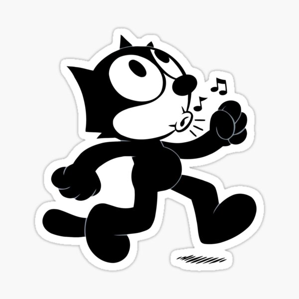 "Felix The Cat Keep Walking" Sticker for Sale by Redbubble
