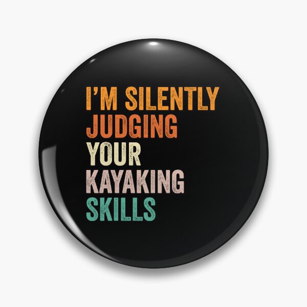 Item preview, I'm Silently Judging Your Kayaking Skills T Shirt, Funny Cool Kayaking Lovers Mens Womens Girls Birthday Christmas Gift Idea designed and sold by xlnv.