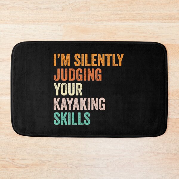 Item preview, I'm Silently Judging Your Kayaking Skills T Shirt, Funny Cool Kayaking Lovers Mens Womens Girls Birthday Christmas Gift Idea designed and sold by xlnv.