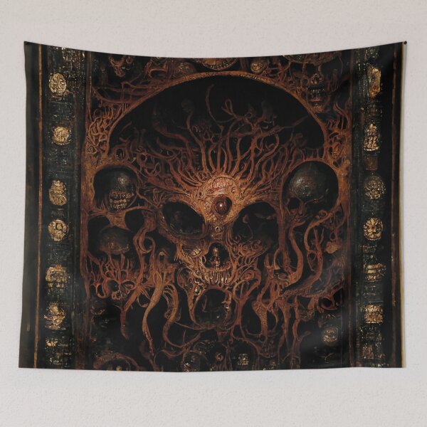 Item preview, Stylized skull designed and sold by Gorilla-Prints.