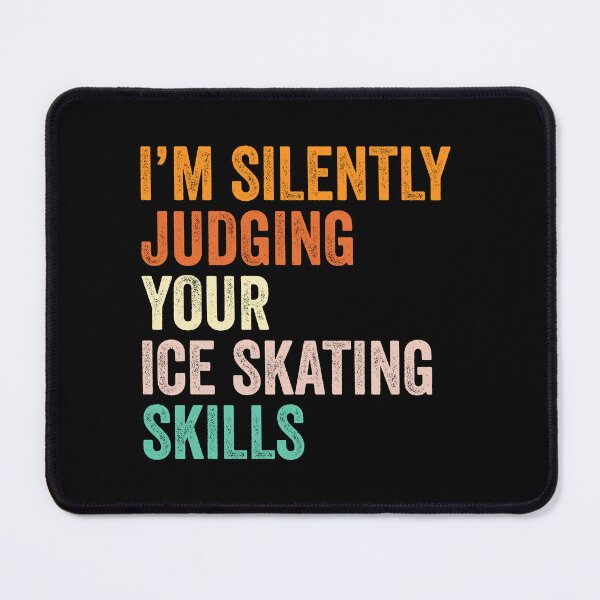Item preview, I'm Silently Judging Your Ice skating Skills T Shirt, Funny Cool Ice skating Lovers Mens Womens Girls Birthday Christmas Gift Idea designed and sold by xlnv.