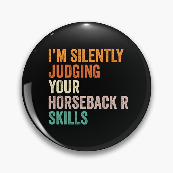 Item preview, I'm Silently Judging Your Horseback Riding Skills T Shirt, Funny Cool Horseback Riding Lovers Mens Womens Girls Birthday Christmas Gift Idea designed and sold by xlnv.