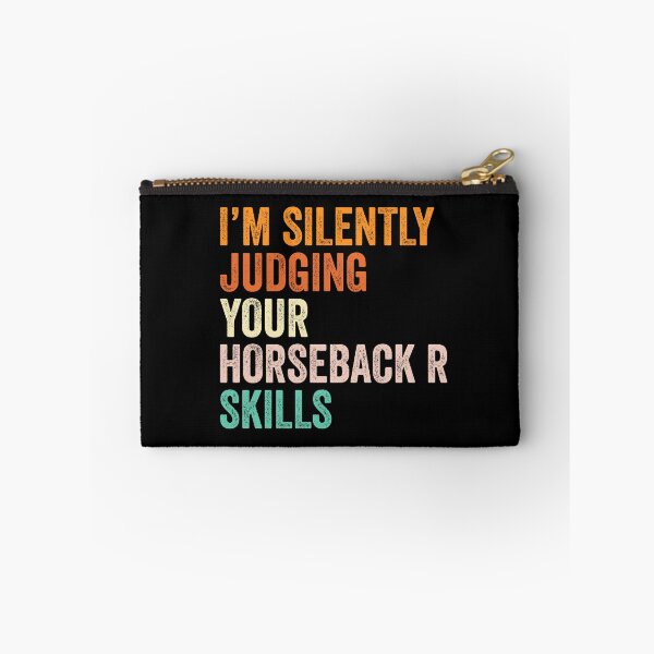 Item preview, I'm Silently Judging Your Horseback Riding Skills T Shirt, Funny Cool Horseback Riding Lovers Mens Womens Girls Birthday Christmas Gift Idea designed and sold by xlnv.