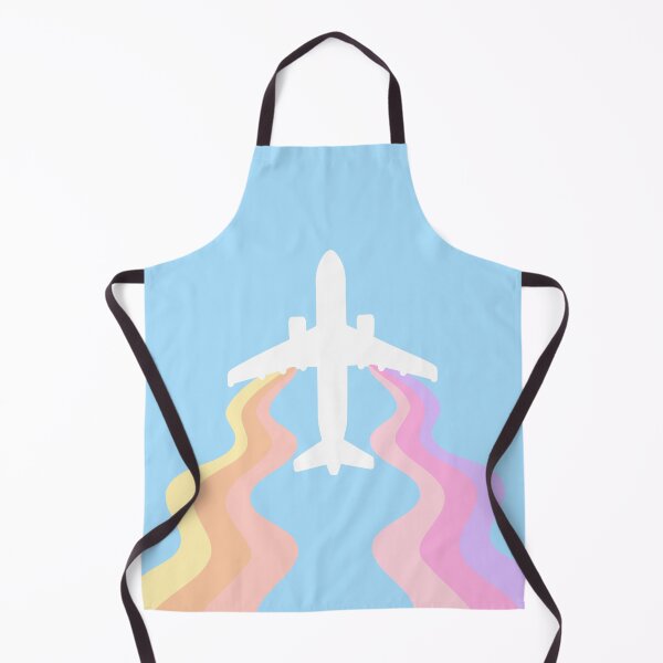 Item preview, Airplane in the sky with rainbow trails designed and sold by konatarin.