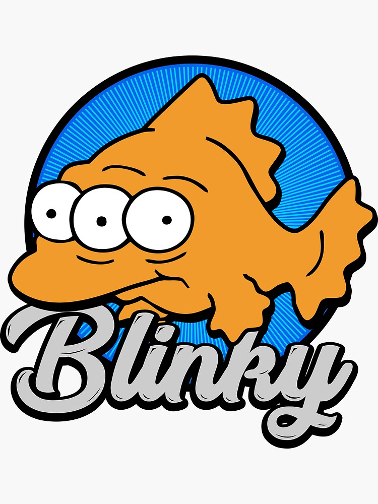 Blinky Sticker for Sale by ThomasKadmon
