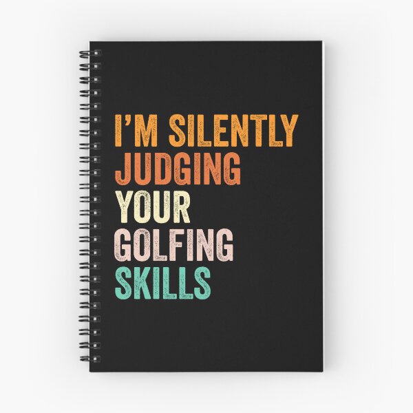 Item preview, I'm Silently Judging Your Golfing Skills T Shirt, Funny Cool Golfing Lovers Mens Womens Girls Birthday Christmas Gift Idea designed and sold by xlnv.