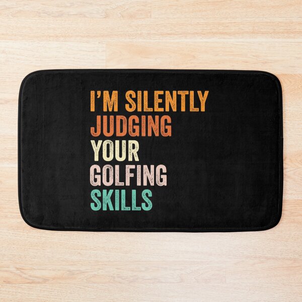 Item preview, I'm Silently Judging Your Golfing Skills T Shirt, Funny Cool Golfing Lovers Mens Womens Girls Birthday Christmas Gift Idea designed and sold by xlnv.