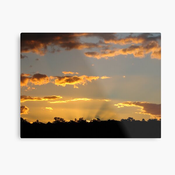 Sunset from Springwood Metal Print