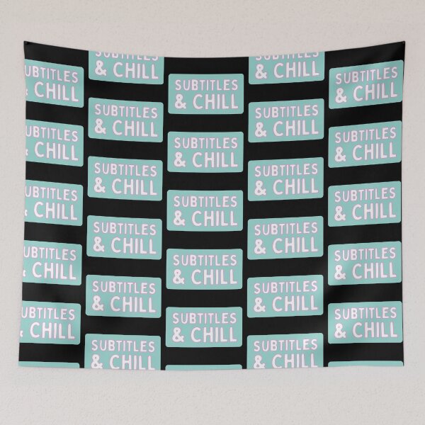 Item preview, Subtitles & Chill designed and sold by overflowingpod.
