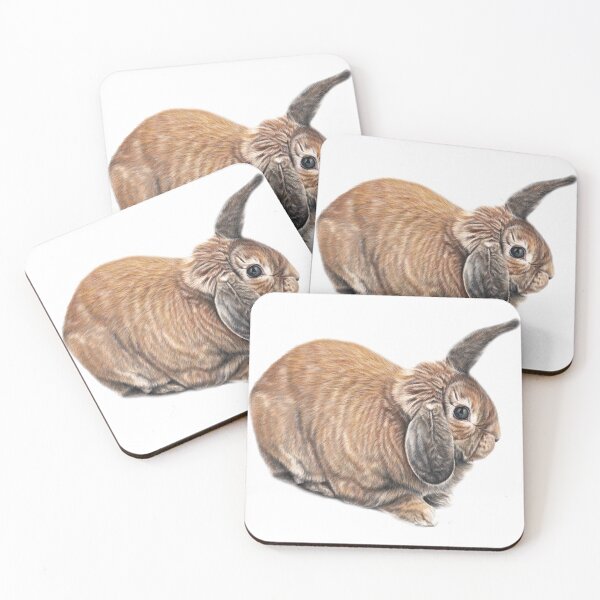 Item preview, Fluffy Brown Bunny designed and sold by SemaMartinArt.