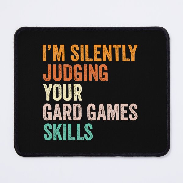 Item preview, I'm Silently Judging Your Gard games Skills T Shirt, Funny Cool Gard games Lovers Mens Womens Girls Birthday Christmas Gift Idea designed and sold by xlnv.