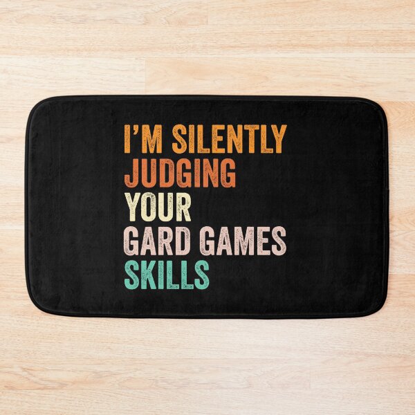 Item preview, I'm Silently Judging Your Gard games Skills T Shirt, Funny Cool Gard games Lovers Mens Womens Girls Birthday Christmas Gift Idea designed and sold by xlnv.