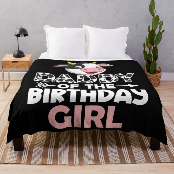 Item preview, Daddy of The Birthday Girl Cows Farm Cow Lover Dad designed and sold by definitediffere.