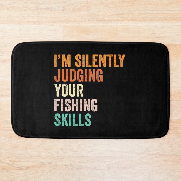 Item preview, I'm Silently Judging Your Fishing Skills T Shirt, Funny Cool Fishing Lovers Mens Womens Girls Birthday Christmas Gift Idea designed and sold by xlnv.