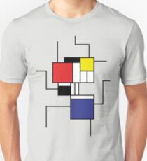 Mondrian style Unisex T-Shirt