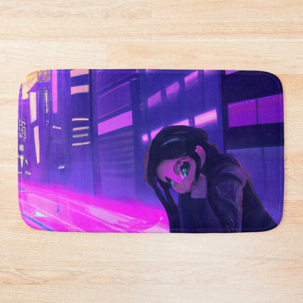 Item preview, Cyberpunk girl in a city (DALL-E Art) designed and sold by emoartwork.