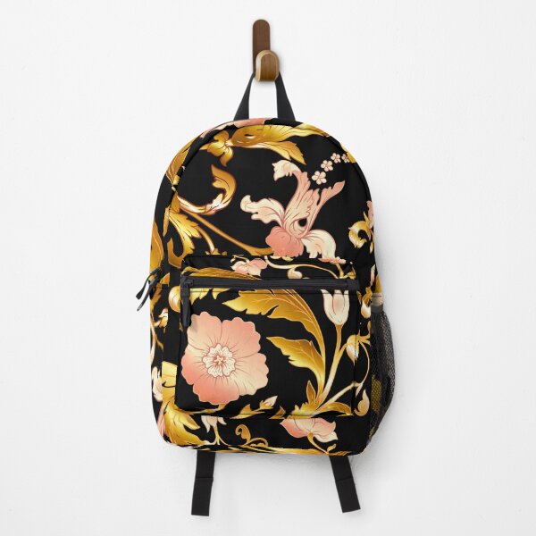 Item preview, Pink and gold vivid flowers designed and sold by FGCART.