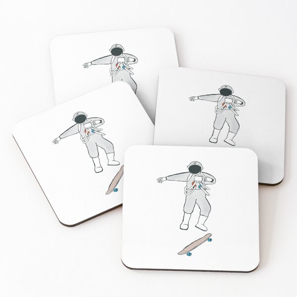Item preview, Astronaut skateboarding skate space astronaut love nasa  designed and sold by Tropical Blood.