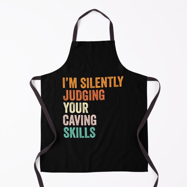 Item preview, I'm Silently Judging Your Caving Skills T Shirt, Funny Cool Caving Lovers Mens Womens Girls Birthday Christmas Gift Idea designed and sold by xlnv.