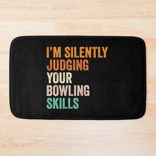 Item preview, I'm Silently Judging Your Bowling Skills T Shirt, Funny Cool Bowling Lovers Mens Womens Girls Birthday Christmas Gift Idea designed and sold by xlnv.