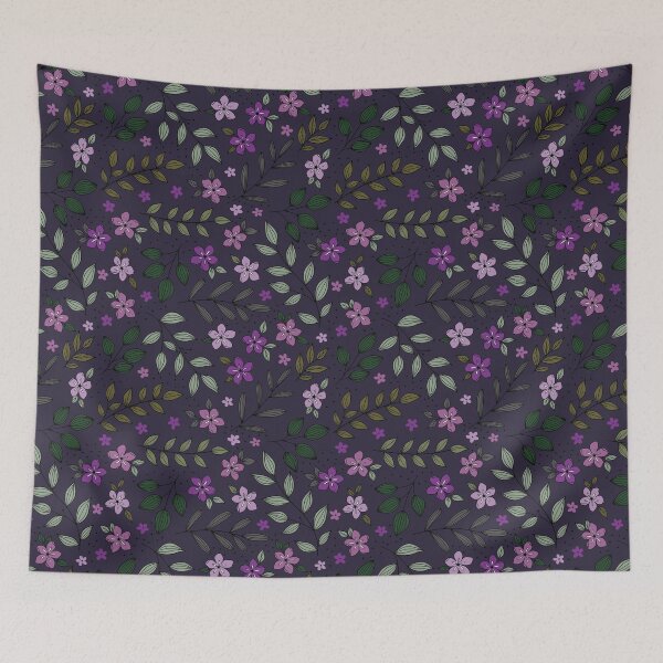 Item preview, Purple Meadow Floral Pattern designed and sold by RahmaB.