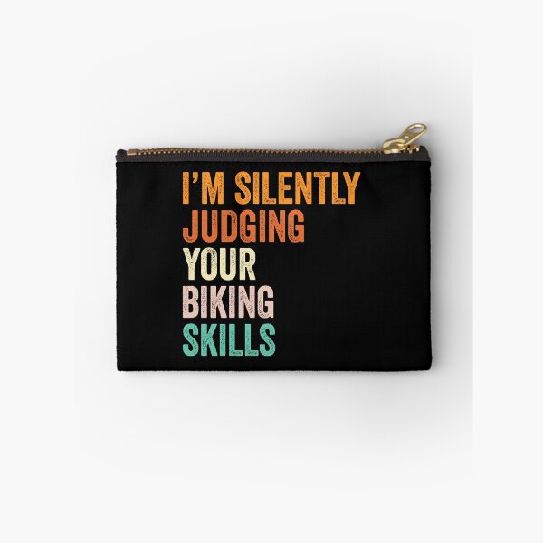 Item preview, I'm Silently Judging Your Biking Skills T Shirt, Funny Cool Biking Lovers Mens Womens Girls Birthday Christmas Gift Idea designed and sold by xlnv.