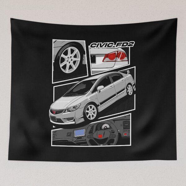 Item preview, Civic FD2 Type R designed and sold by squeal tires.