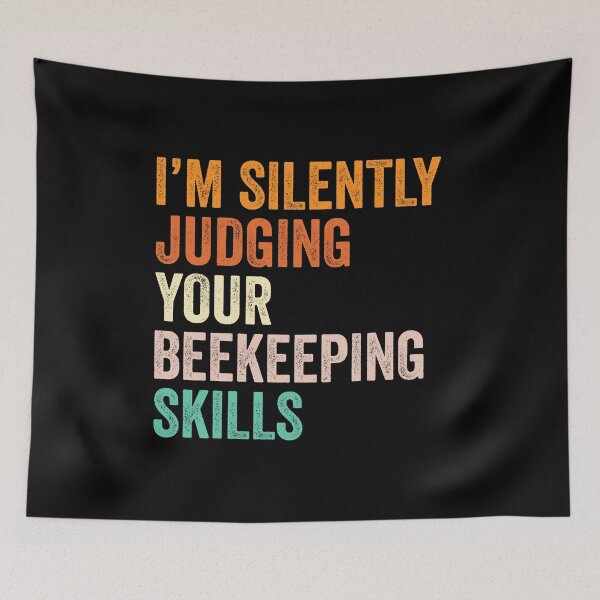 Item preview, I'm Silently Judging Your Beekeeping Skills T Shirt, Funny Cool Beekeeping Lovers Mens Womens Girls Birthday Christmas Gift Idea designed and sold by xlnv.
