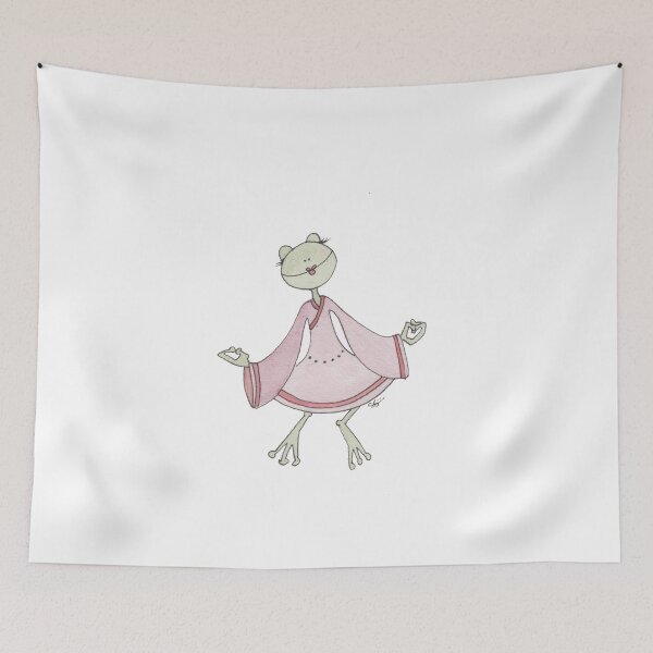 Item preview, Gertie the Meditating Frog designed and sold by joyful-musings.