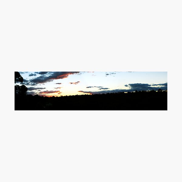 Panoramic Sunset Photographic Print