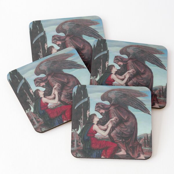 Item preview, Angel of Death Evelyn De Morgan Painting designed and sold by VintageArchive.