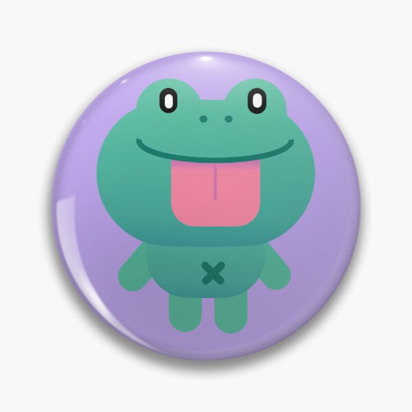 Item preview, Green frog sticking out tongue designed and sold by kukulgraphics.
