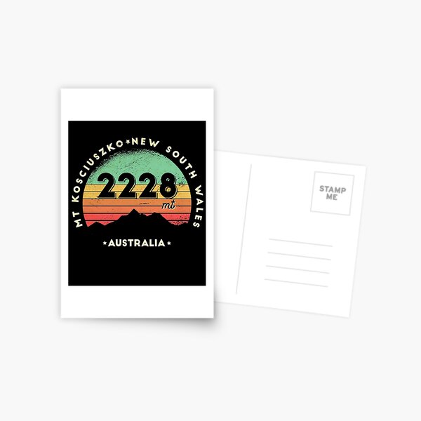 Item preview, Vintage Mt Kosciuszko New South Wales Australia designed and sold by TamGustam.