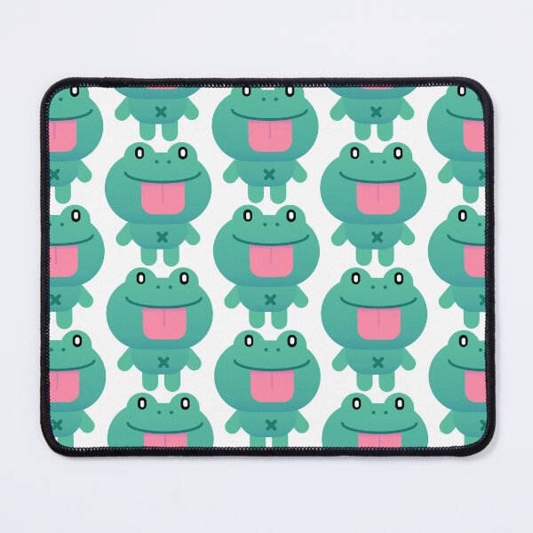 Item preview, Green frog sticking out tongue designed and sold by kukulgraphics.