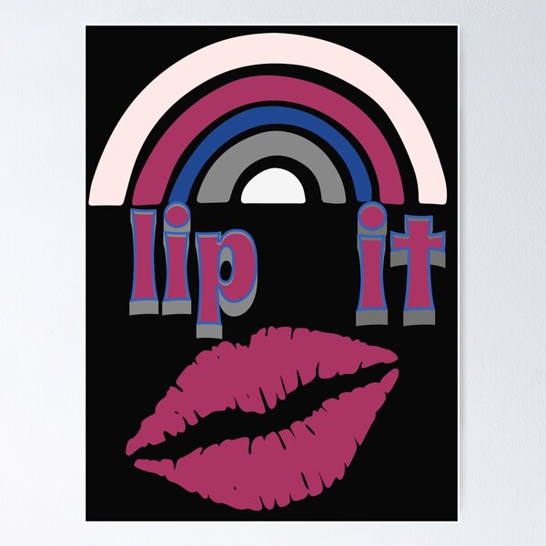 Item preview, LIP IT RAINBOW SHIRT designed and sold by teesloveit.