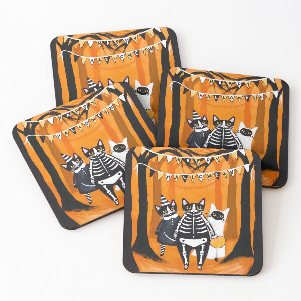 Item preview, The Halloween Cats designed and sold by KilkennyCat Art.