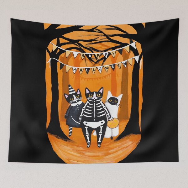 Item preview, The Halloween Cats designed and sold by KilkennyCat Art.