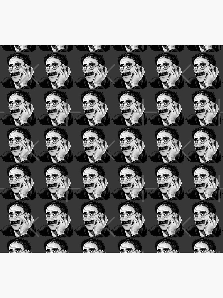 Discover Groucho Marx Portrait Illustration by Burro Socks