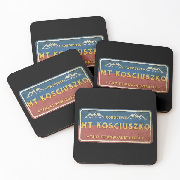 Item preview, Retro plate I conquered Mt Kosciuszko 7310 ft New South Wales Australia designed and sold by TamGustam.